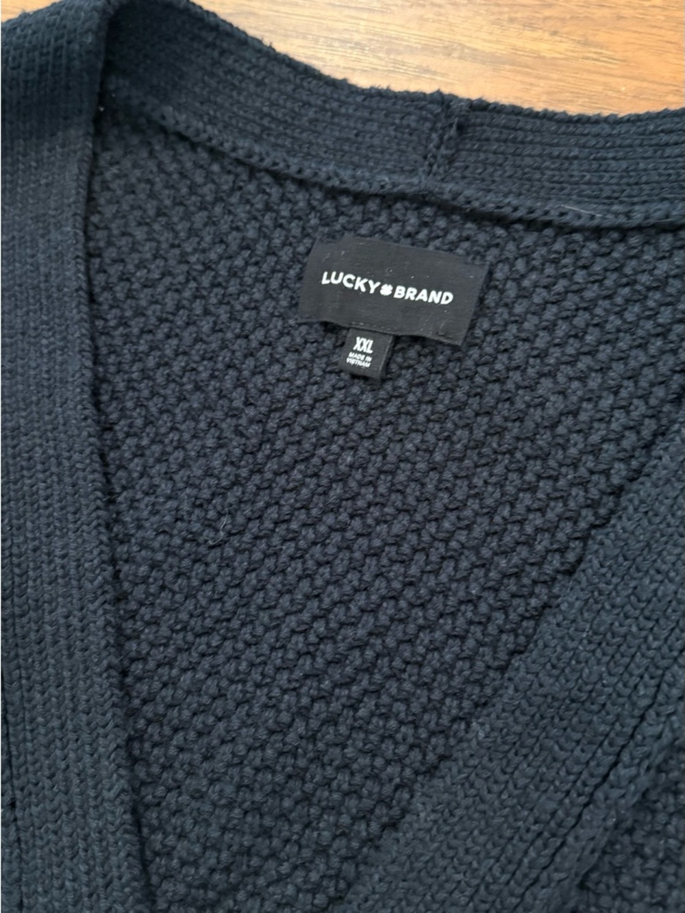 Lucky Brand Women's Novelty Pattern Cardigan Sweater Size XXL NWT Heavy Fabric - Picture 6 of 9